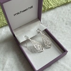 Michael Hill sterling, silver earrings